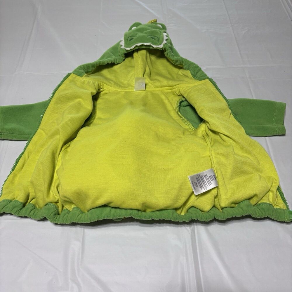 Carter Green Dragon Jacket Coat Hooded Halloween Costume 3-6 Months - Picture 3 of 8